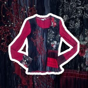 alberto . makali red top